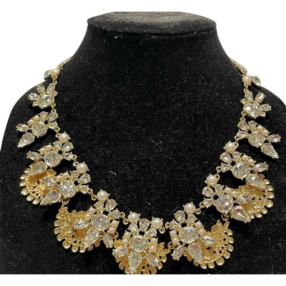 Natasha Multi-Stone Statement Collar Necklace Ele… - image 2